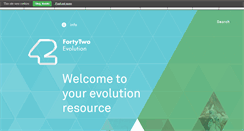 Desktop Screenshot of 42evolution.org
